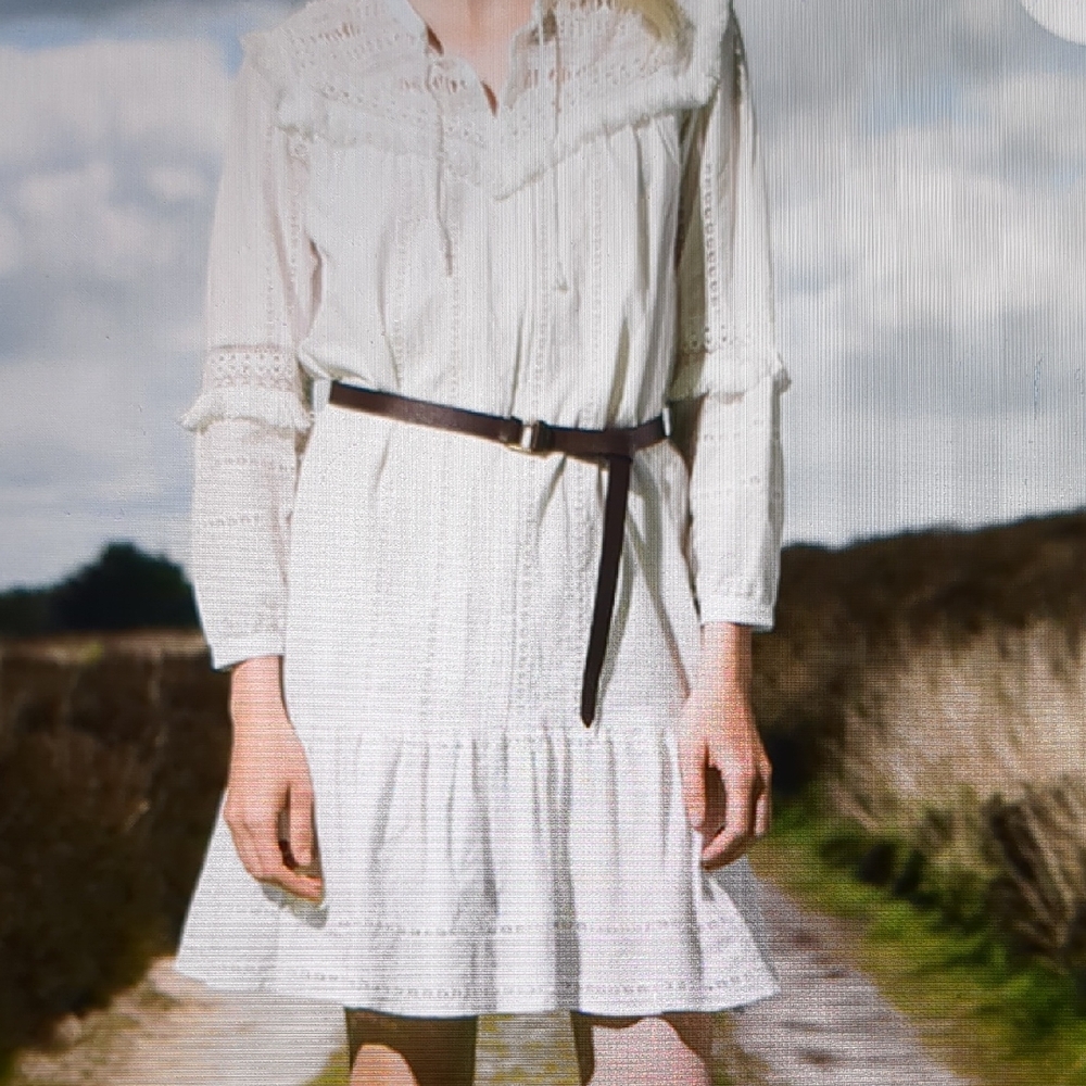 Sea New York Striped Lace & Cotton Dress